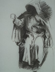 Estude para de Edwin Austin Abbey
