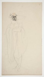 Estudo para Armado, do Amor de Edwin Austin Abbey