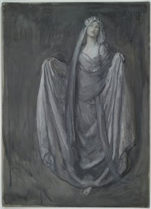 Estudo para Blanchefleur?, para a de Edwin Austin Abbey