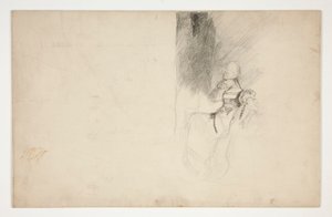 Estudo para Mariana, da Medida por Medida de Edwin Austin Abbey
