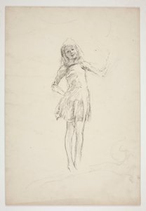 Estudo para Puck, de A Midsummer Night de Edwin Austin Abbey