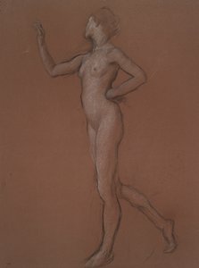 Estudo para figura de 7 da manhã para de Edwin Austin Abbey