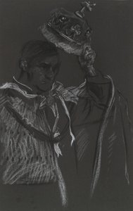 Estudo de Pares para a Coroação de Eduardo VII de Edwin Austin Abbey