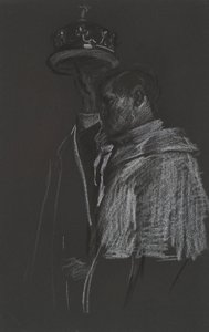 Estudo de pares para a coroação de Edward VII de Edwin Austin Abbey