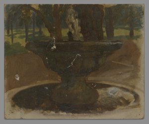 Estudo de uma fonte de Edwin Austin Abbey