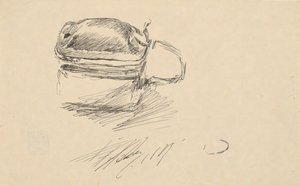 Estudo de um Tankard de Edwin Austin Abbey
