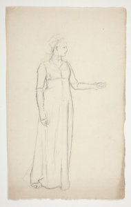 Estudo de uma mulher de Edwin Austin Abbey