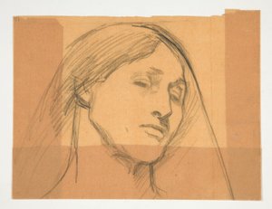 Estudo de uma mulher de Edwin Austin Abbey