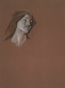 Estudo da mulher de Edwin Austin Abbey