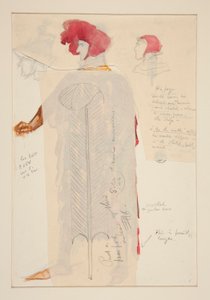 O Rei armado, esboço de fantasia para Henry Irving de Edwin Austin Abbey