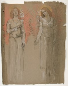 Dois Anjos de Edwin Austin Abbey
