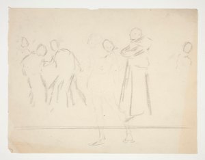 Ilustração não identificada de Edwin Austin Abbey