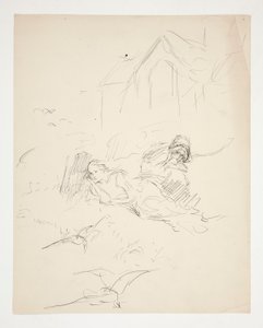 Ilustração não identificada de Edwin Austin Abbey