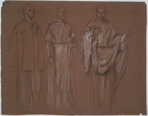 Estudo não identificado de Edwin Austin Abbey