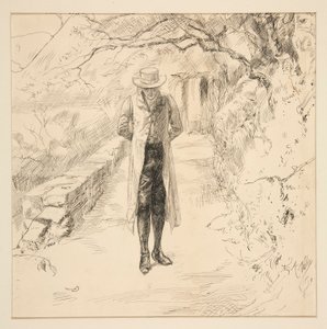 Wordsworth anda na floresta: The English Lakes and Men Series, de Harper de Edwin Austin Abbey