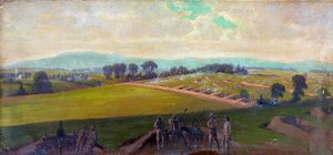 Guerra Civil Americana 1861-1865: Batalha de Gettysburg 1-3 de Julho de 1863. As mais pesadas baixas americanas em qualquer outra na guerra. Última posição do Exército da Virgínia, comandada pelo General Lee