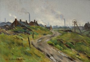 Paisagem de Black Country (óleo sobre tela)