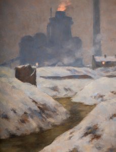 Forno e Neve, Paisagem (óleo sobre tela)