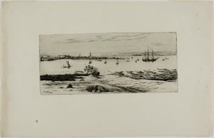 Barcos em um porto