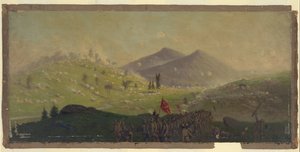 Ataque a Little Round Top realizado pelo 5º Corpo comandado pelo General Sykes