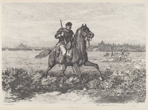 O avanço da cavalaria de Edwin Forbes