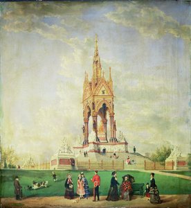 Albert Memorial, em Londres, 1887