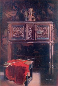 Carvalho Carved Dressoir - Louis XII de Edwin John Foley
