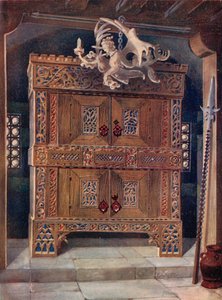 Schrank gótico tardio. alemão