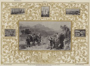 Sua Majestade a Rainha, a Princesa Real e o Príncipe de Gales em Loch Laggan, na Escócia de Edwin Landseer