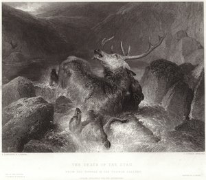 A morte do veado de Edwin Landseer