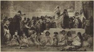 O Mercado de Casamento Babilônico (fotogravura)