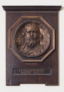 Medalha com John T. Micklethwaite, c.1893 de Edwin Roscoe Mullins
