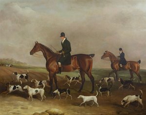Michael Beverley com seu Whipper in e Harriers, 1831