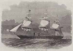 Guerreiro da Fragata a Vapor de Sua Majestade, 40 Armas de Edwin Weedon