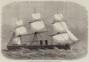 A fragata de ferro de madeira de sua majestade é inconstante, 16 armas