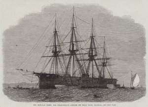 Nossa frota de ferro-folheados, HM Steam-Fragata Aquiles off Folly Point, Chatham
