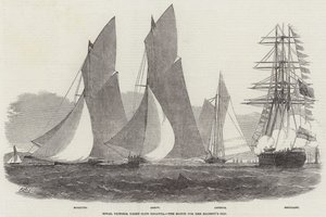 Royal Victoria Yacht Club Regatta, a partida para a taça de sua majestade