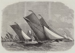 Corrida de Barca à Vela no Tâmisa
