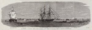 A entrada para o porto de Charleston, com suas defesas