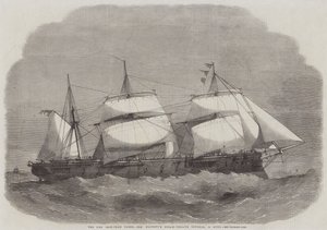 A Nova Frota de Ferro, a Defesa da Fragata a Vapor de Sua Majestade, 18 Armas de Edwin Weedon
