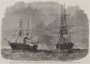 A Apreensão do Capitão Wilks, do Navio de Guerra dos Estados Unidos San Jacinto, da Messers Slidell e Mason, Comissários Confederados, a bordo do British Mail-Steamer Trent