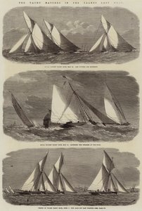 O Yacht Matches no Thames na semana passada de Edwin Weedon