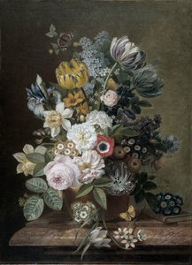 Natureza Morta com Flores de Eelke Jelles Eelkema