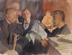 No ateliê parisiense de Eero Järnefelt