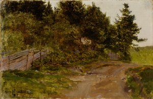 Caminho na floresta de Eero Järnefelt