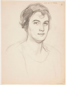 Retrato de uma Mulher de Eero Järnefelt