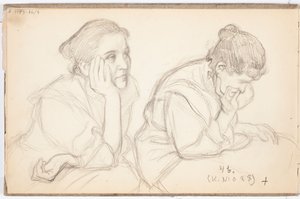 Saimi Järnefelt, Dois esboços de retratos de Eero Järnefelt