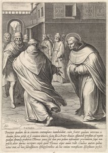 Tomás de Aquino em Bolonha A Vida de São Tomás de Aquino (título da série) de Egbert van Panderen