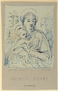 Madonna e criança de Egisto Rossi