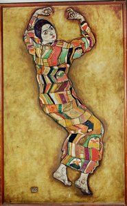 Bildnis Friederike Maria Beer (pintura sobre tela) de Egon Schiele